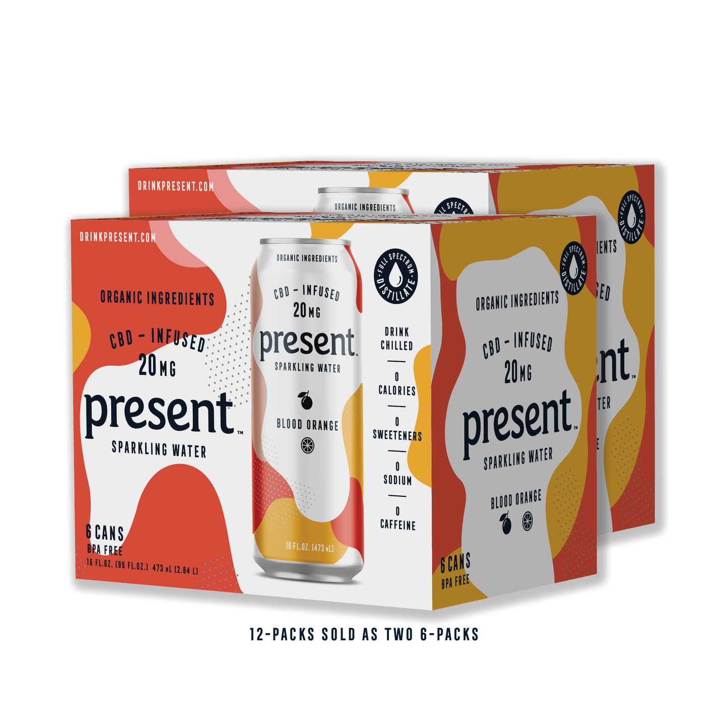 Present CBD-Infused Sparkling Water