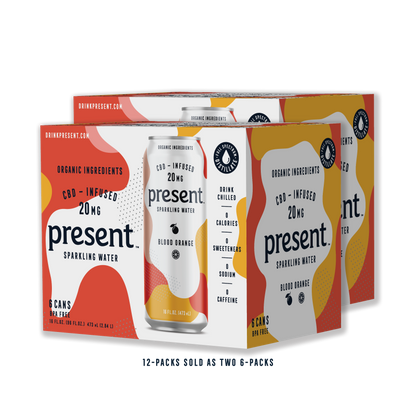 Present CBD-Infused Sparkling Water