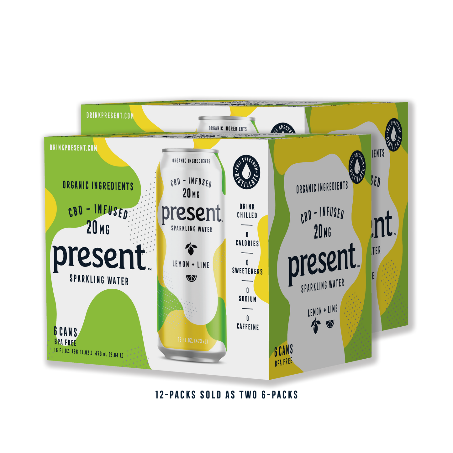 Present CBD-Infused Sparkling Water