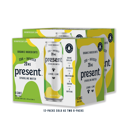 Present CBD-Infused Sparkling Water