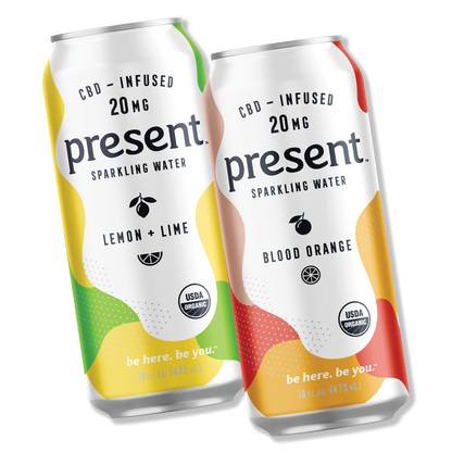 Present CBD-Infused Sparkling Water