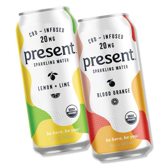 Present CBD-Infused Sparkling Water